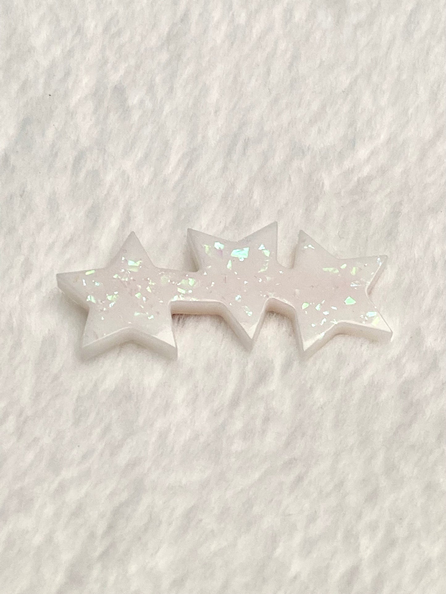 Stars Resin Hair Clip