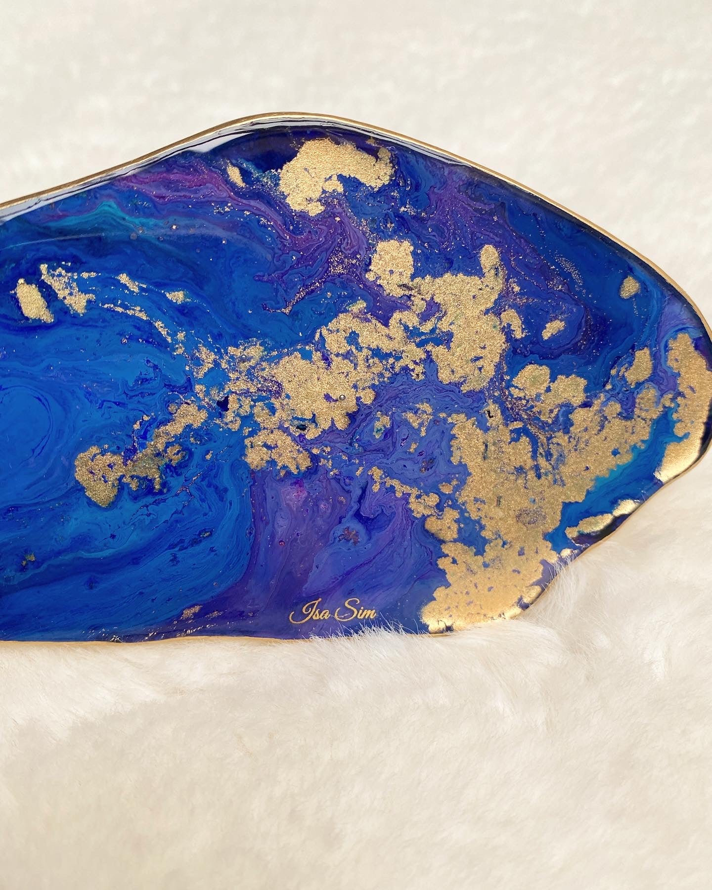Islands - Resin and Alcohol Ink Coasters Set