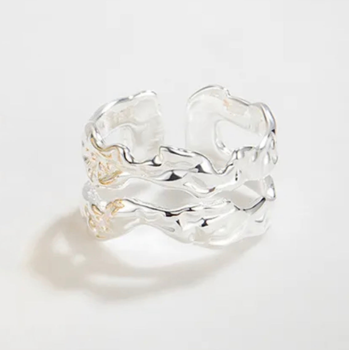 Waves - Sterling Silver Ring