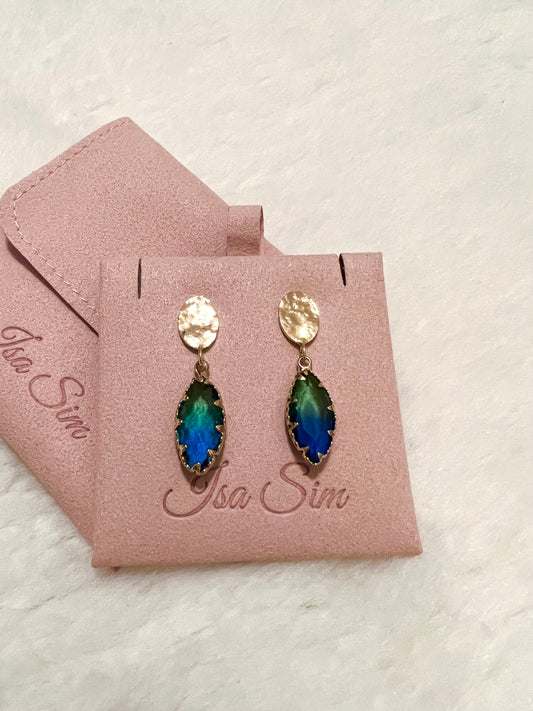 Côte d’Azur - 18K Gold Horse Eye Earrings