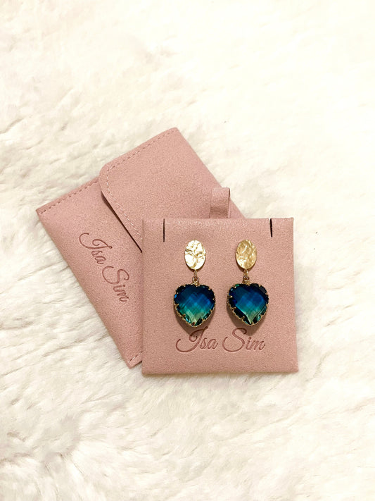 Côte d’Azur - 18K Gold Heart Earrings