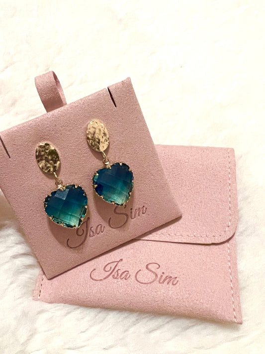Côte d’Azur - 18K Gold Heart Earrings