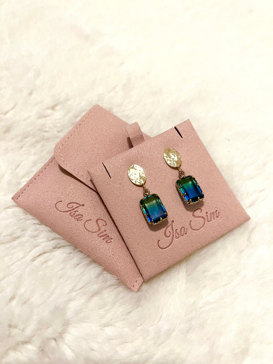 Côte d’Azur - 18K Gold Rectangle Earrings